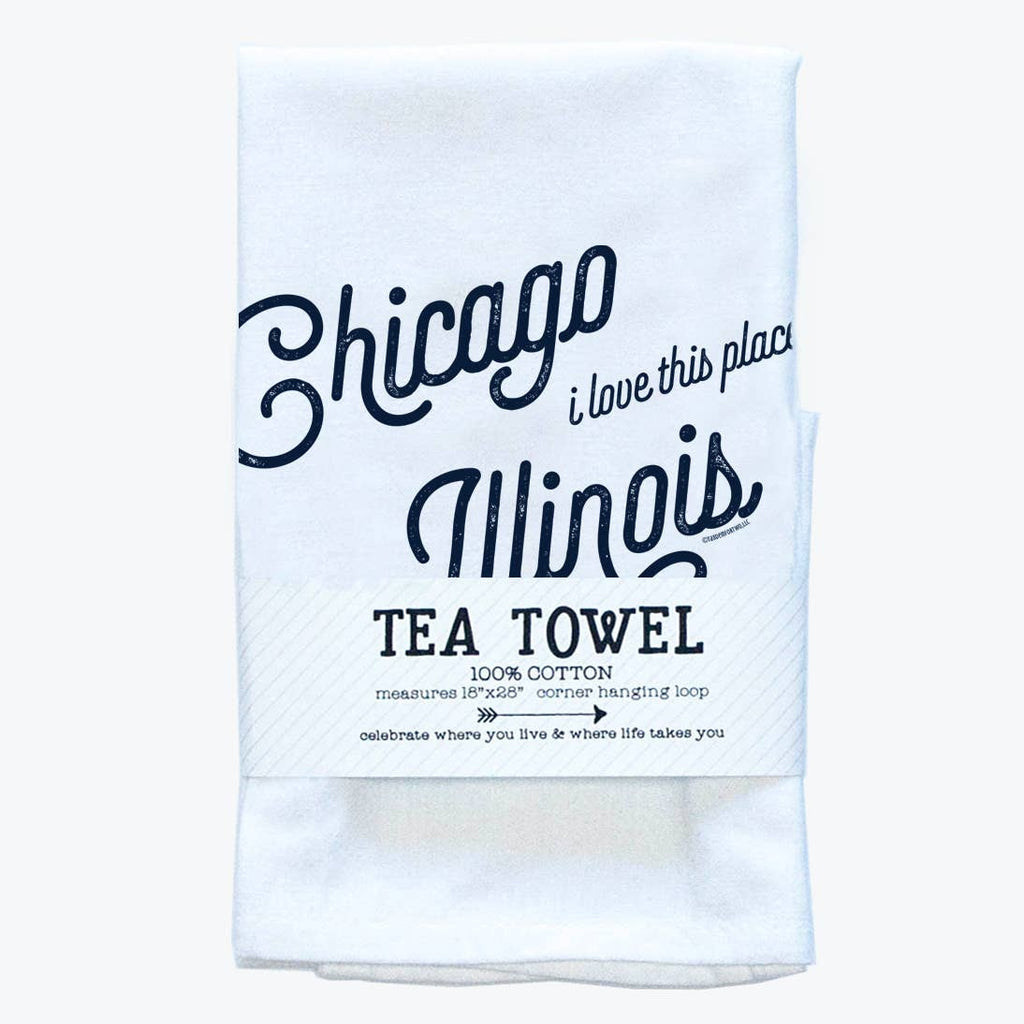 Tandem For Two - Tea Towel - Chicago Pride